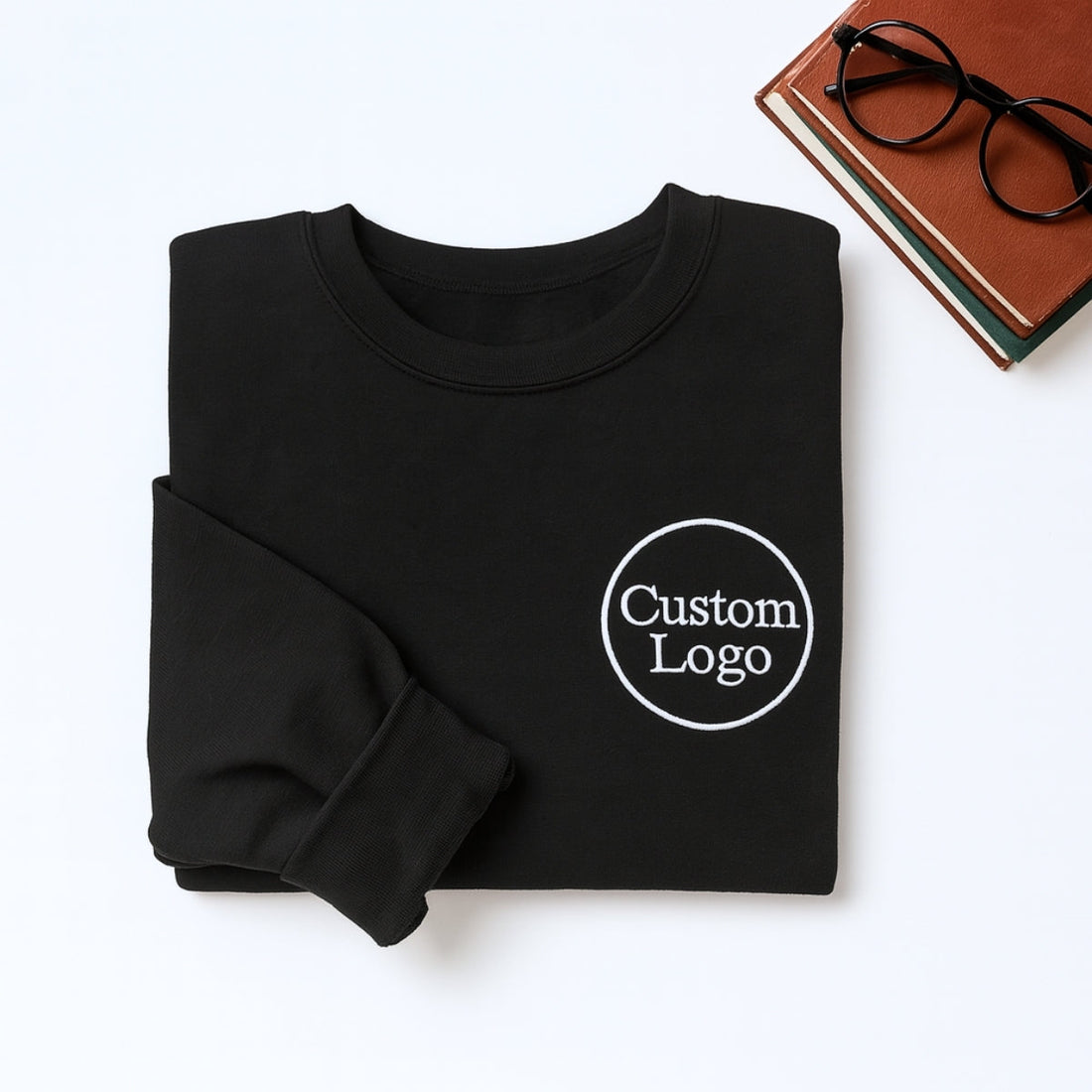 Custom Logo Embroidered Sweatshirts - Corporate Business Apparel - Personalized Employee Uniforms