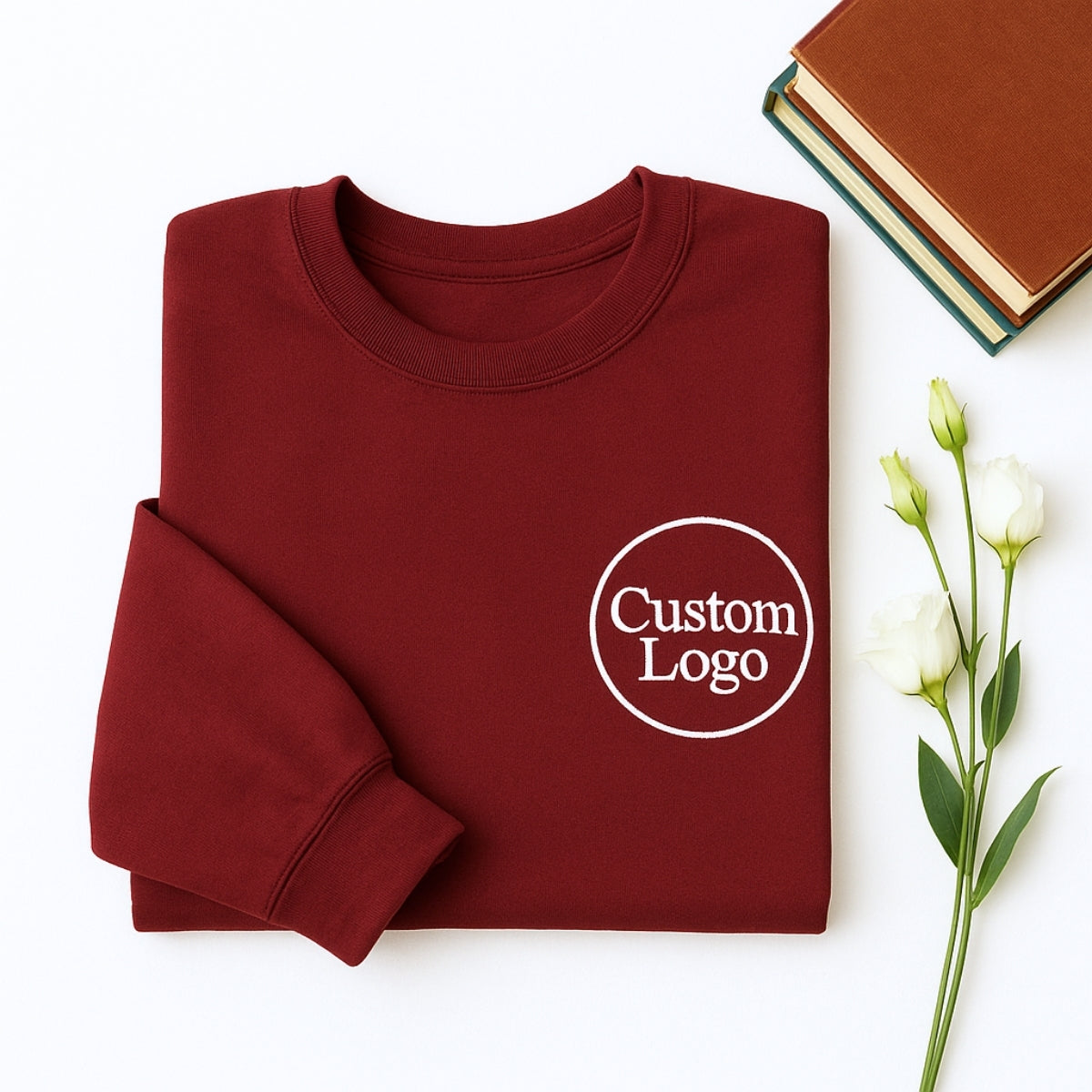 Custom Logo Embroidered Sweatshirts - Corporate Business Apparel - Personalized Employee Uniforms