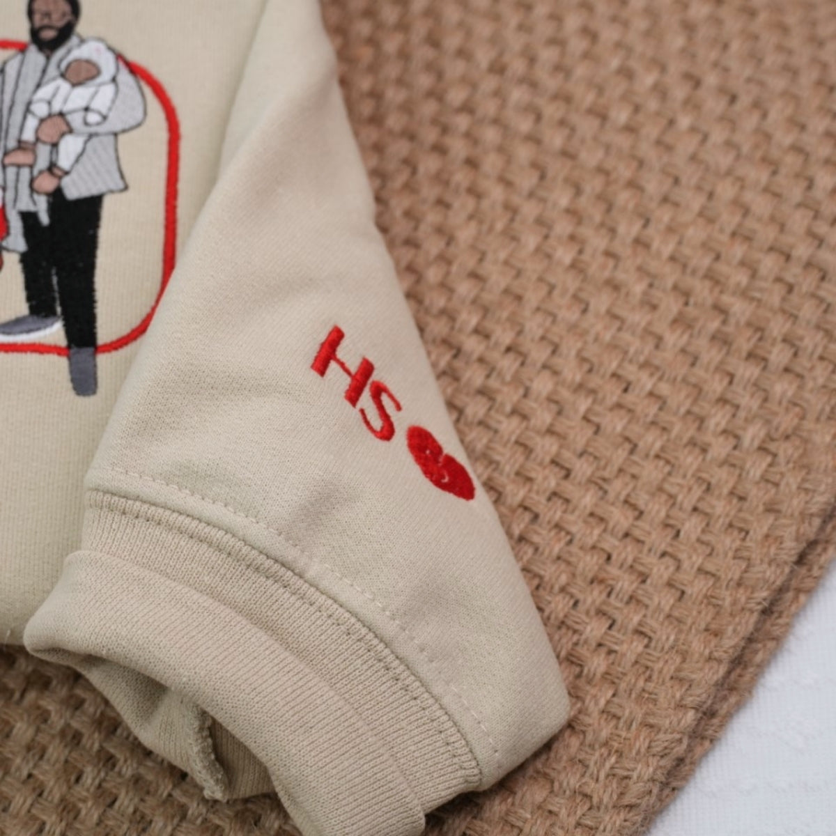 Dad Custom Embroidered Hoodie - Personalized Father Sweatshirt - Perfect Father's Day Gift