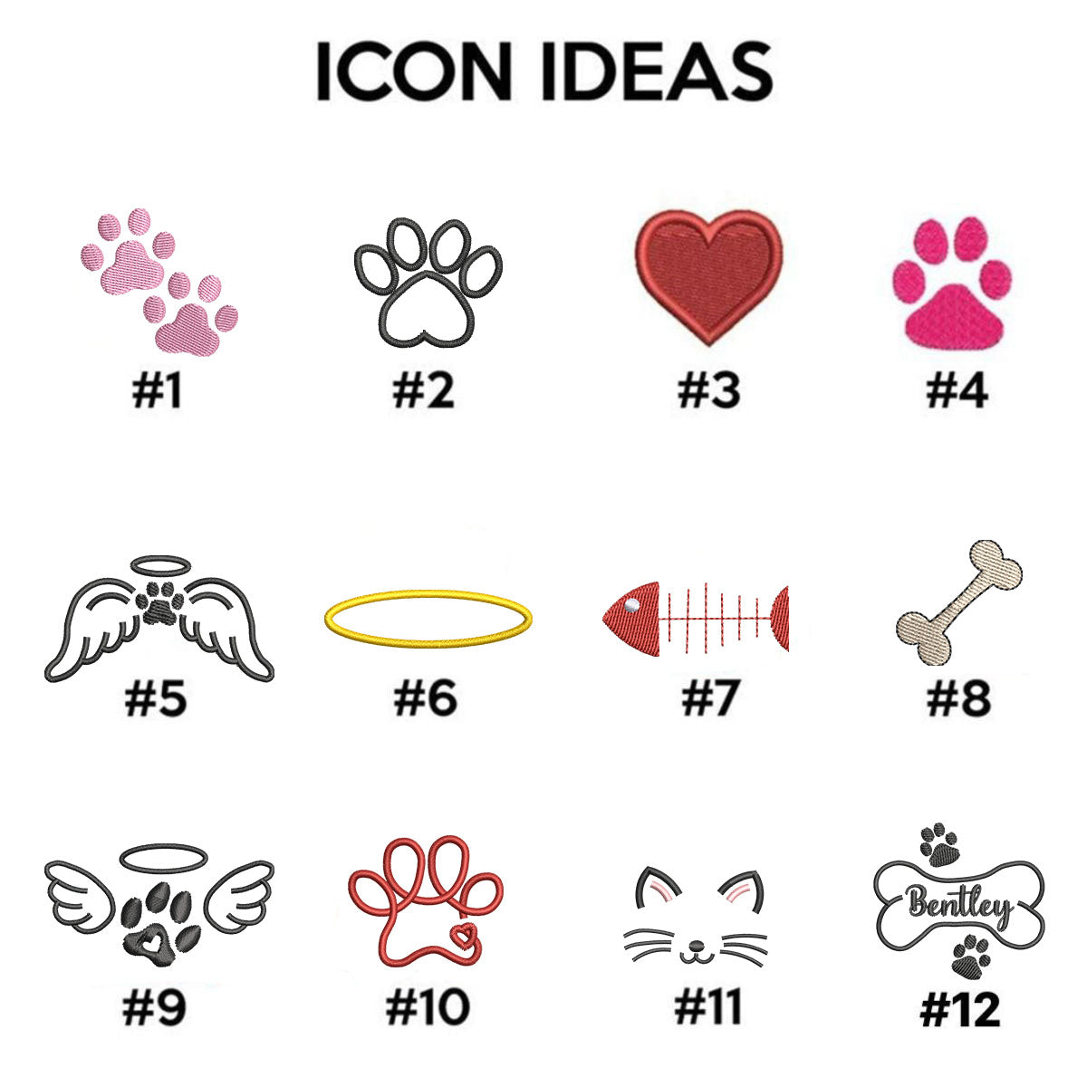 Custom Embroidered Cat Hoodie - Personalized Pet Face Sweatshirt from Photo - Gift for Cat Owners